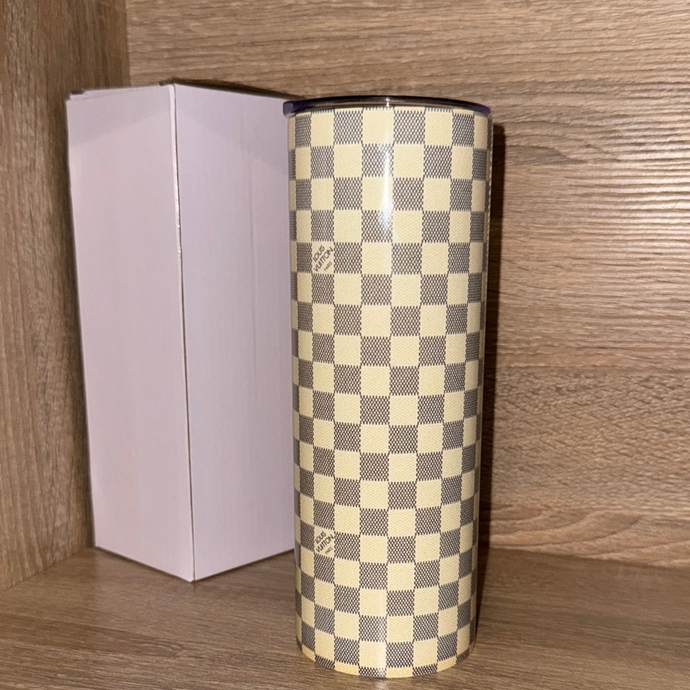 20oz LV Checkered